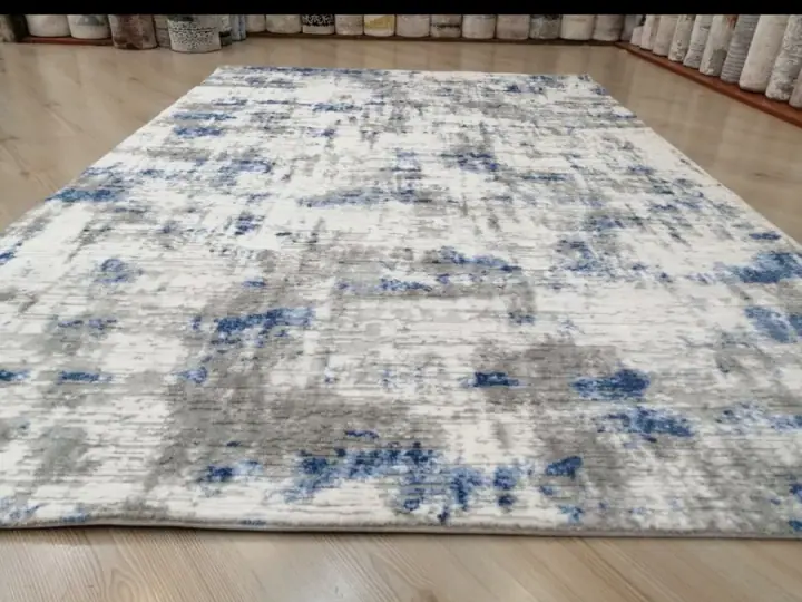 Resim Halı Halı Angora Massimo Blue/grey 8535f – Resim Halı Çerkezköy